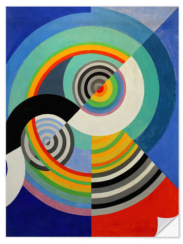 Selvklebende plakat Rhythm No. 3, decoration for the Tuileries Salon, 1938