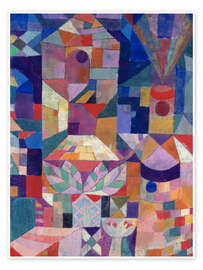 Obra artística  Jardín del castillo - Paul Klee