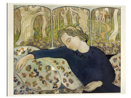 Tableau en plexi-alu La Dormeuse au Bois Magique, 1892