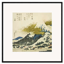 Impression artistique encadrée Mount Fuji from Lake Ashi in Hakone, Japan, ca. 1830