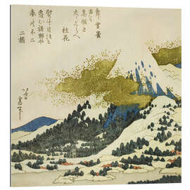 Galleritryck Mount Fuji from Lake Ashi in Hakone, Japan, ca. 1830