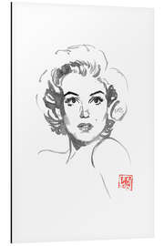 Aluminium print Marylin surprised