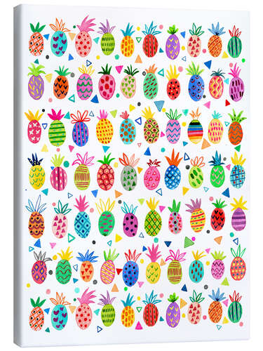 Canvas print Geo Pineapples Kids