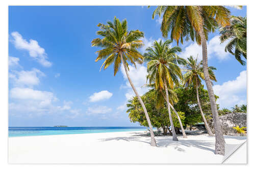 Sisustustarra Palm beach in Maldives