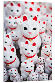 Cuadro de aluminio Manekineko waving cat as a lucky charm