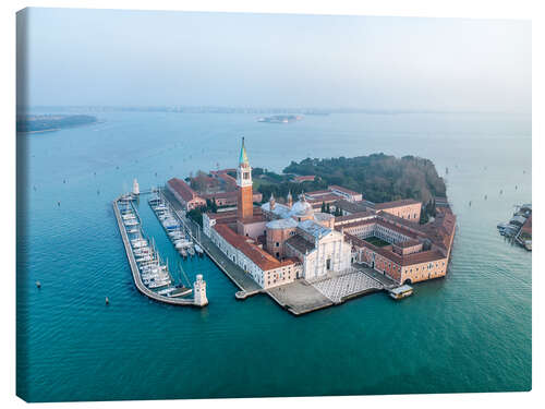 Stampa su tela Die Insel San Giorgio Maggiore in Venedig