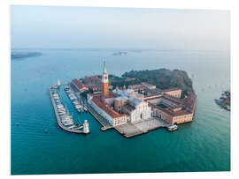 PVC print Die Insel San Giorgio Maggiore in Venedig