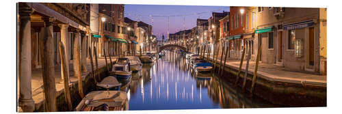 Gallery print Murano city panorama in the evening