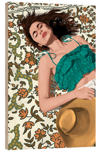 Wood print Boho Passion