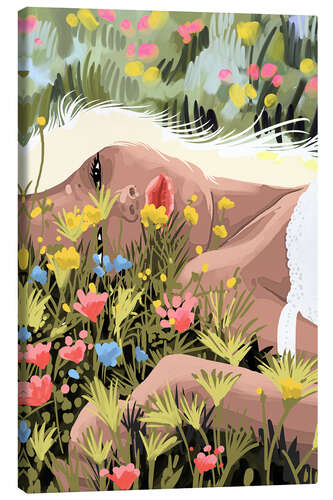 Canvas-taulu Sunday in the Meadow