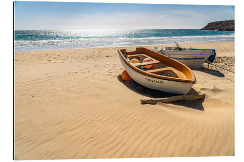 Gallery print Boats on Bolonia beach