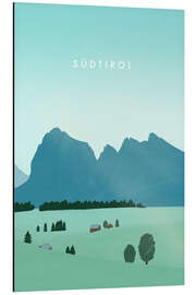 Aluminium print South-Tirol