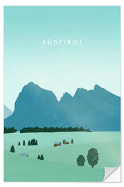 Wall sticker South-Tirol