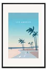 Gerahmter Kunstdruck Los Angeles