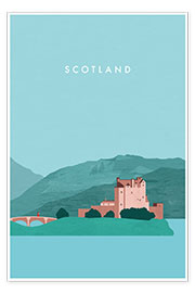 Poster  Schottland - Katinka Reinke