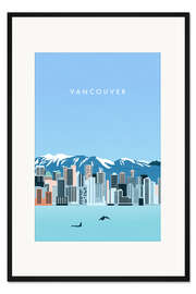 Gerahmter Kunstdruck Vancouver