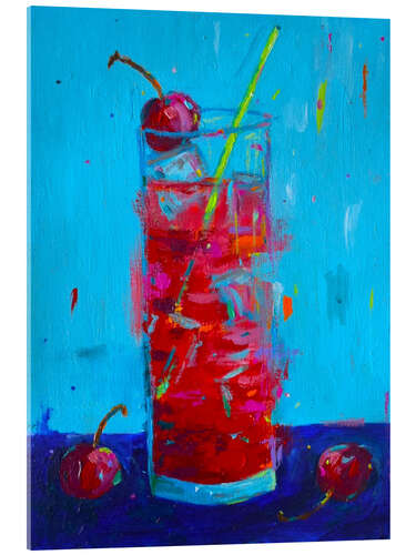 Acrylic print Shirley Temple Cocktail