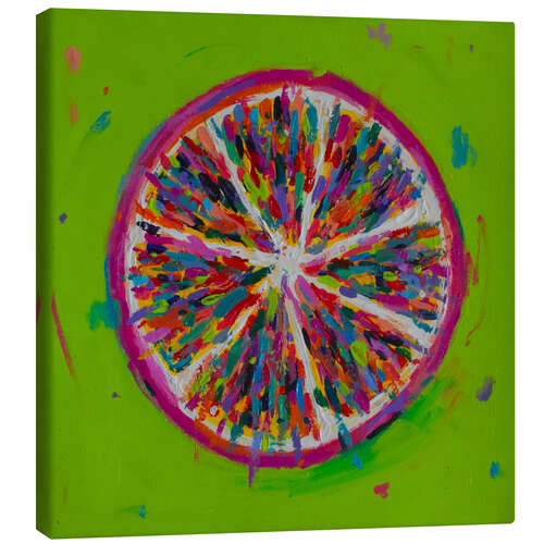 Canvas print Pink Grapefruit Half