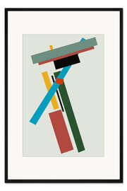 Gerahmter Kunstdruck Suprematismus IX