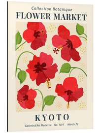 Magnettafel Flower Market Kyoto Hibiscus