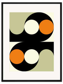 Gerahmter Kunstdruck Neon