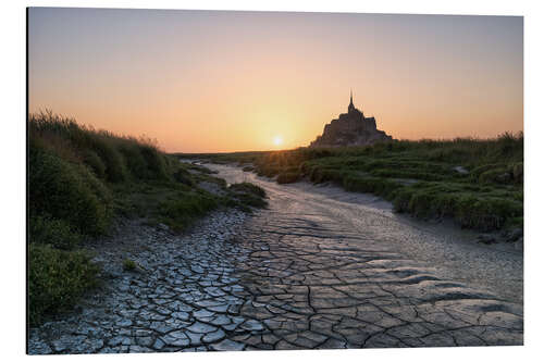 Stampa su alluminio Mont Saint Michel