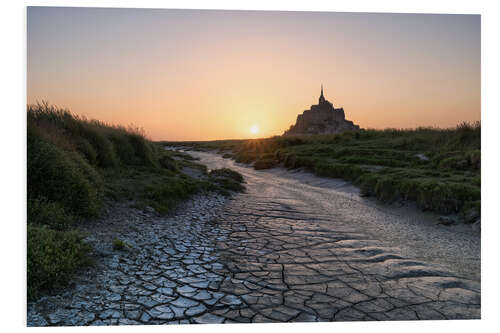 Tableau en PVC Mont Saint Michel