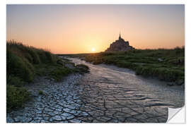 Wandsticker Mont Saint Michel