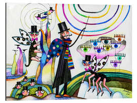 Magnettafel Salvador bei der Arbeit