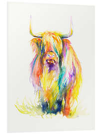 Tableau en PVC Highland Cow