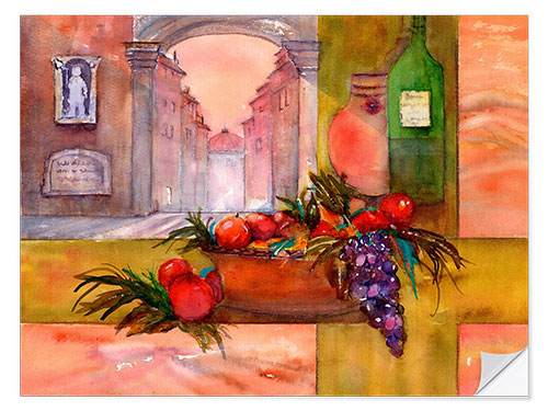 Adesivo murale Italian Stilllife