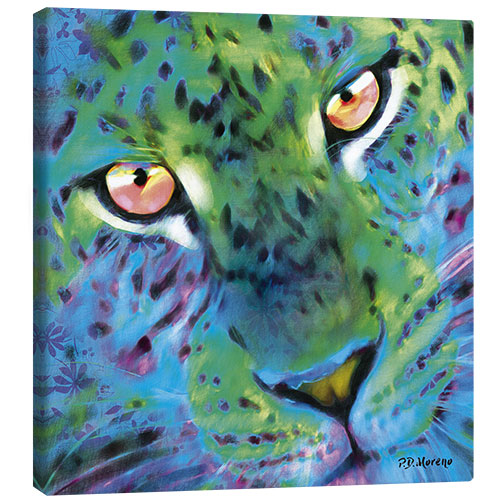 Leinwandbild Leopard