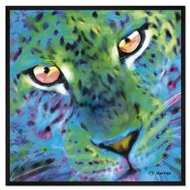 Gerahmter Kunstdruck Leopard
