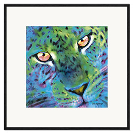 Impresión de arte enmarcada Leopard