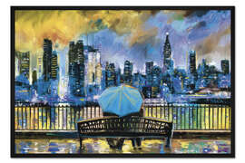 Gerahmter Kunstdruck New York in Love