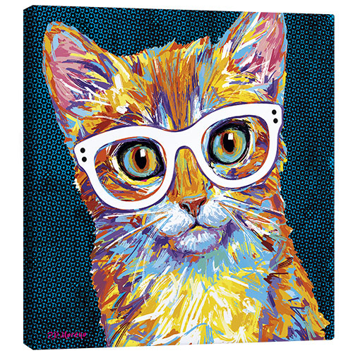 Canvas print Red Cat