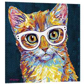 Quadro em PVC Red Cat