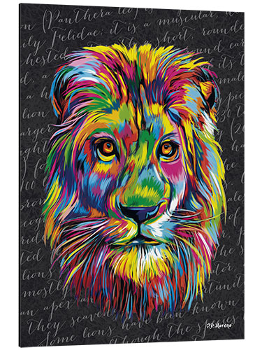 Alumiinitaulu Pop Art Lion