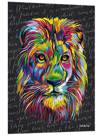 Quadro em PVC Pop Art Lion