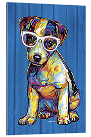 Quadro em plexi-alumínio Jack Russel Puppy