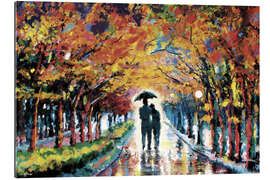 Gallery print Autumn walk for two