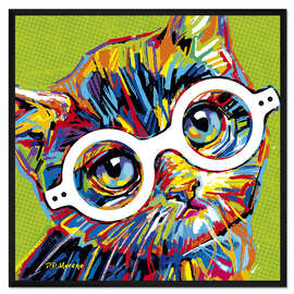 Gerahmter Kunstdruck Baby Cat