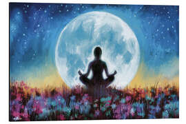 Magnettafel Moon Yoga