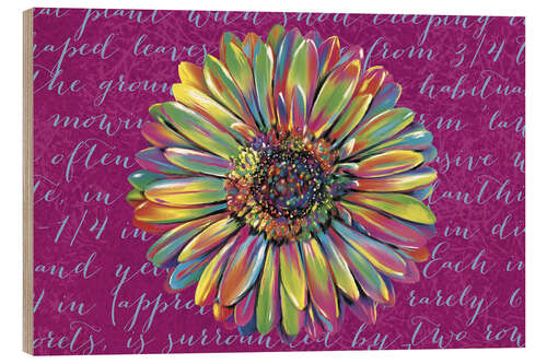 Quadro de madeira Pop Art Daisy