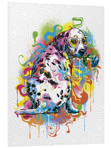 Tableau en PVC Pop Art Dalmatian Puppy