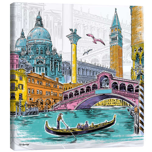 Leinwandbild Wunderschönes Venedig