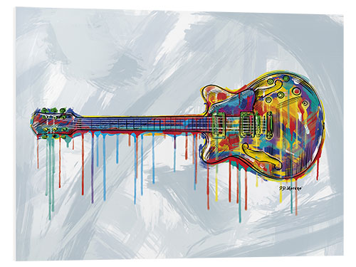 Tableau en PVC Electric Guitar