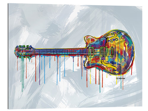 Tableau en plexi-alu Electric Guitar