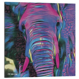 Galleriprint Psychedelic Elephant