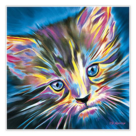 Obra artística  Pop Art Kitten III